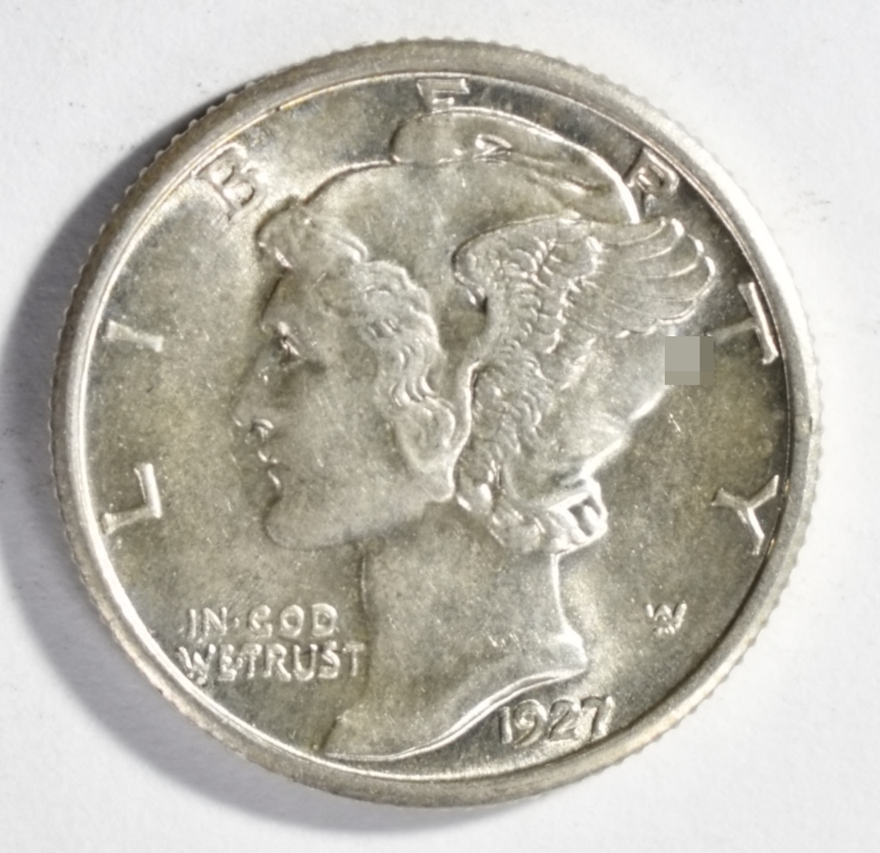 1927 Mercury Dime