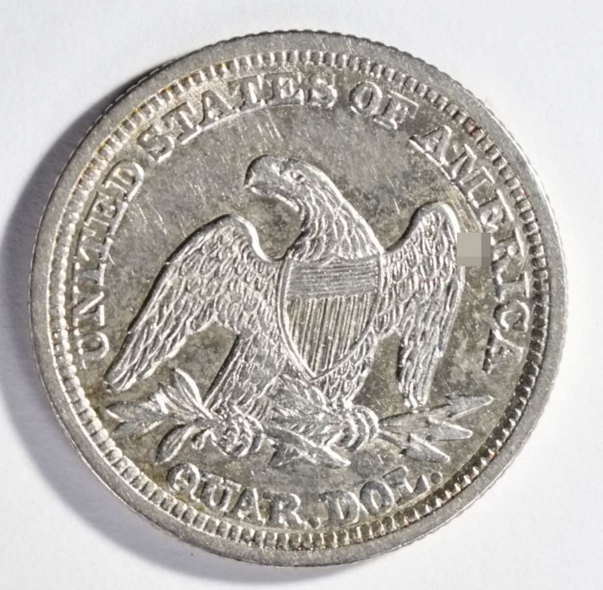 1855 Arrows Seated Quarter