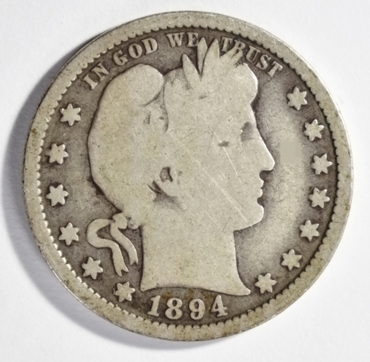 1894-S Barber Quarter