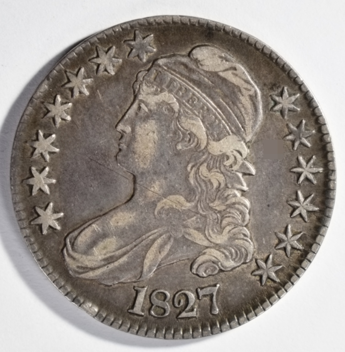 1827 Capped Bust Half Dollar