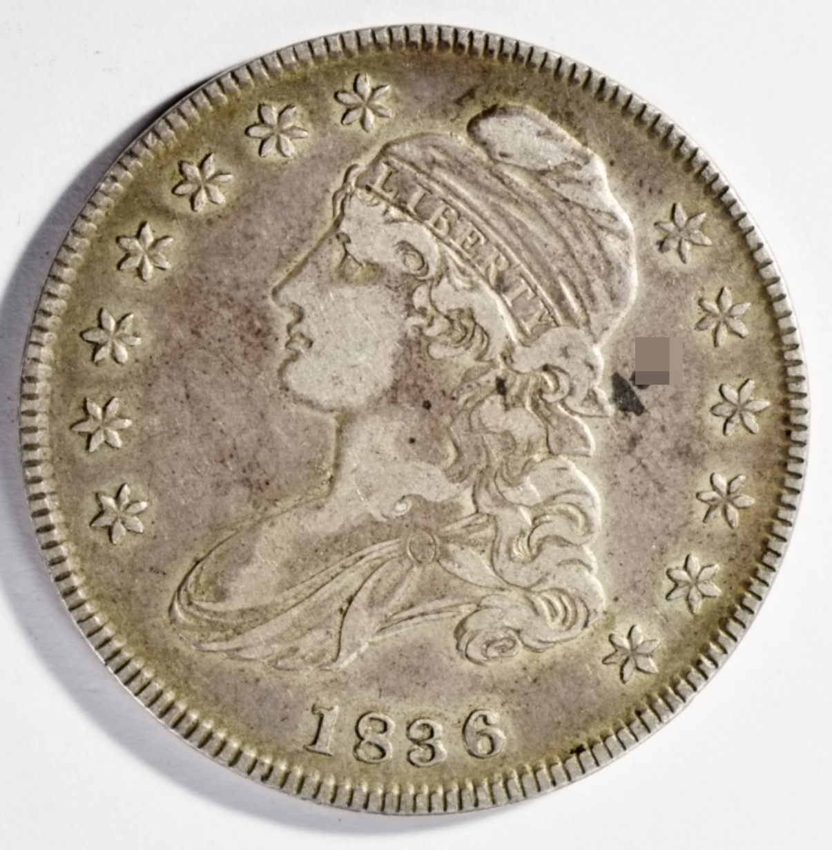 1836 Capped Bust Half Dollar