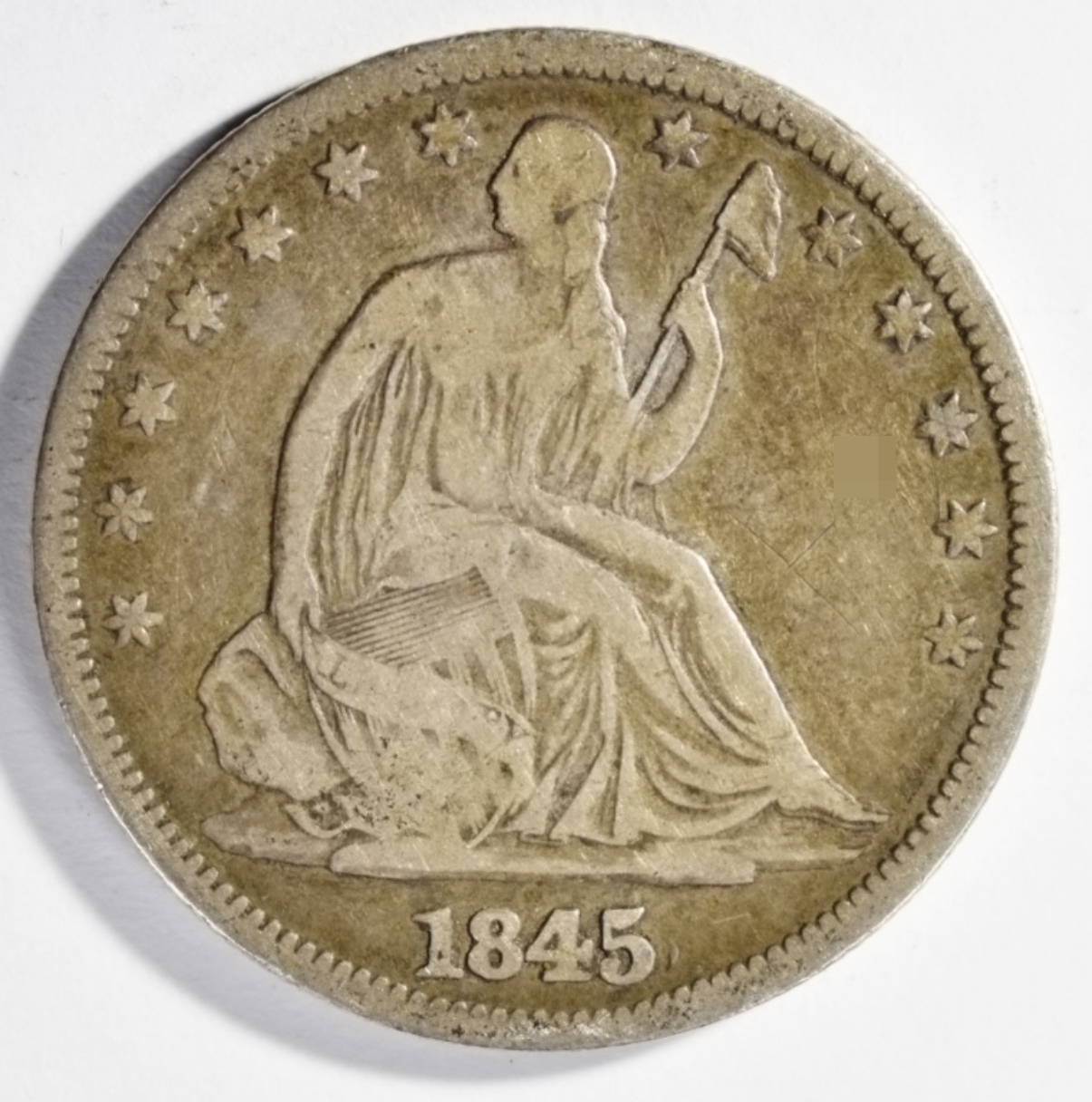 1845-O Seated Half Dollar