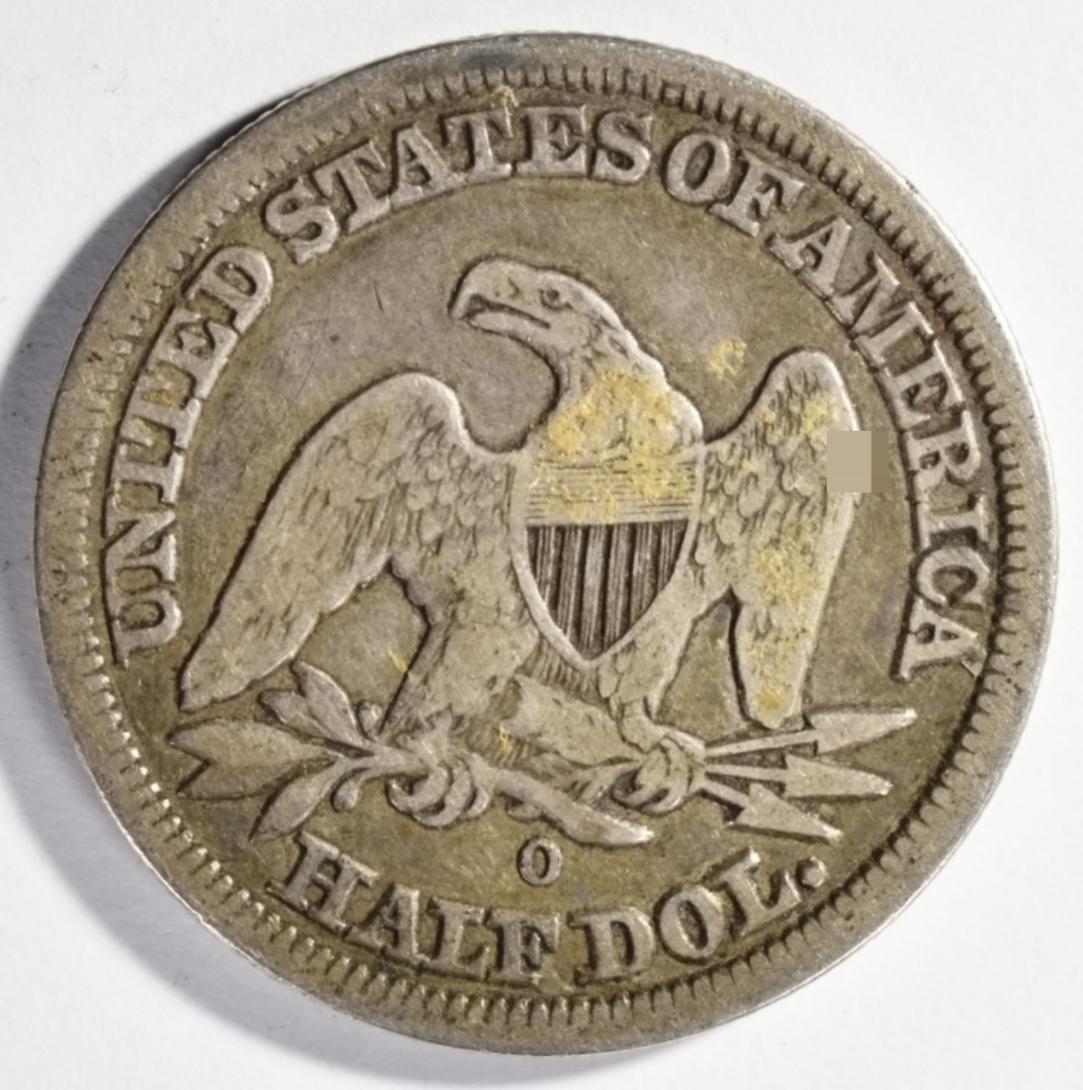 1845-O Seated Half Dollar