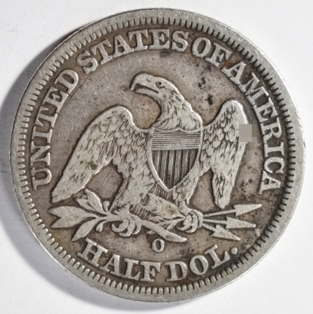 1854-O Arrows Seated Half Dollar