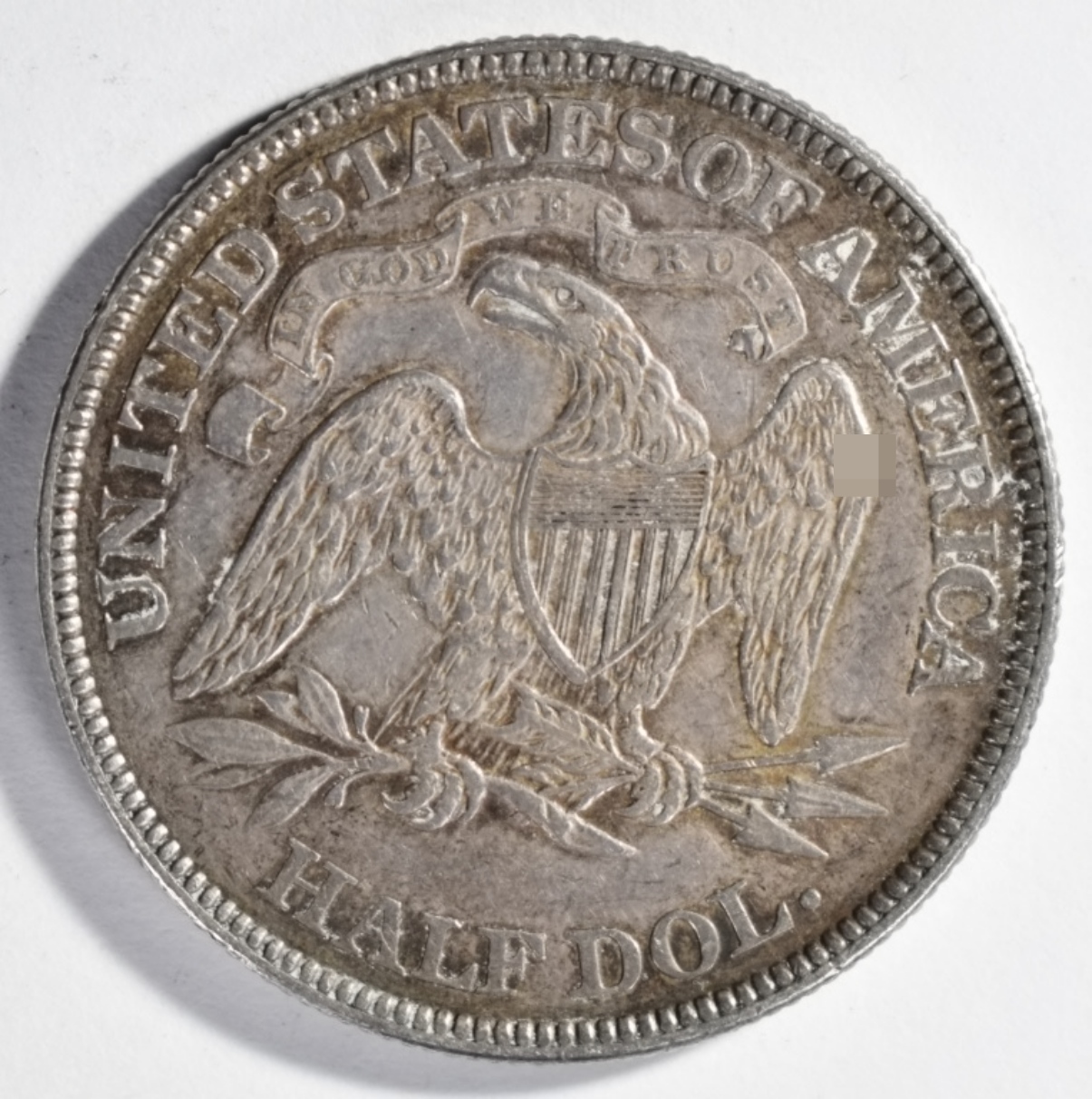 1873 Arrows Seated Half Dollar