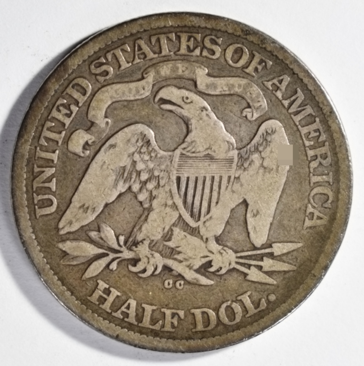 1877-CC Seated Half Dollar