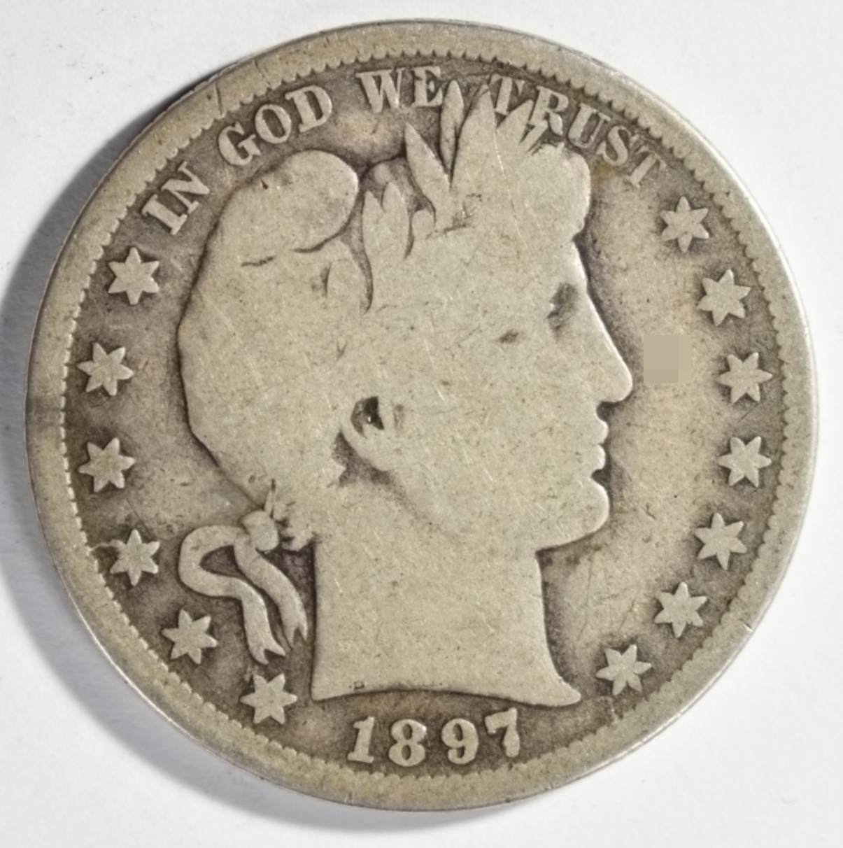 1897-S Barber Half Dollar