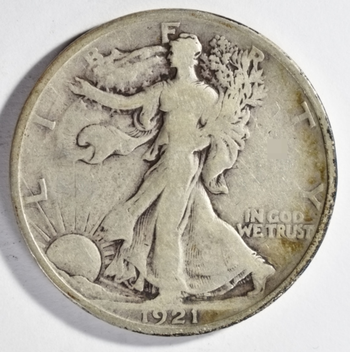 1921 Walking Liberty Half Dollar