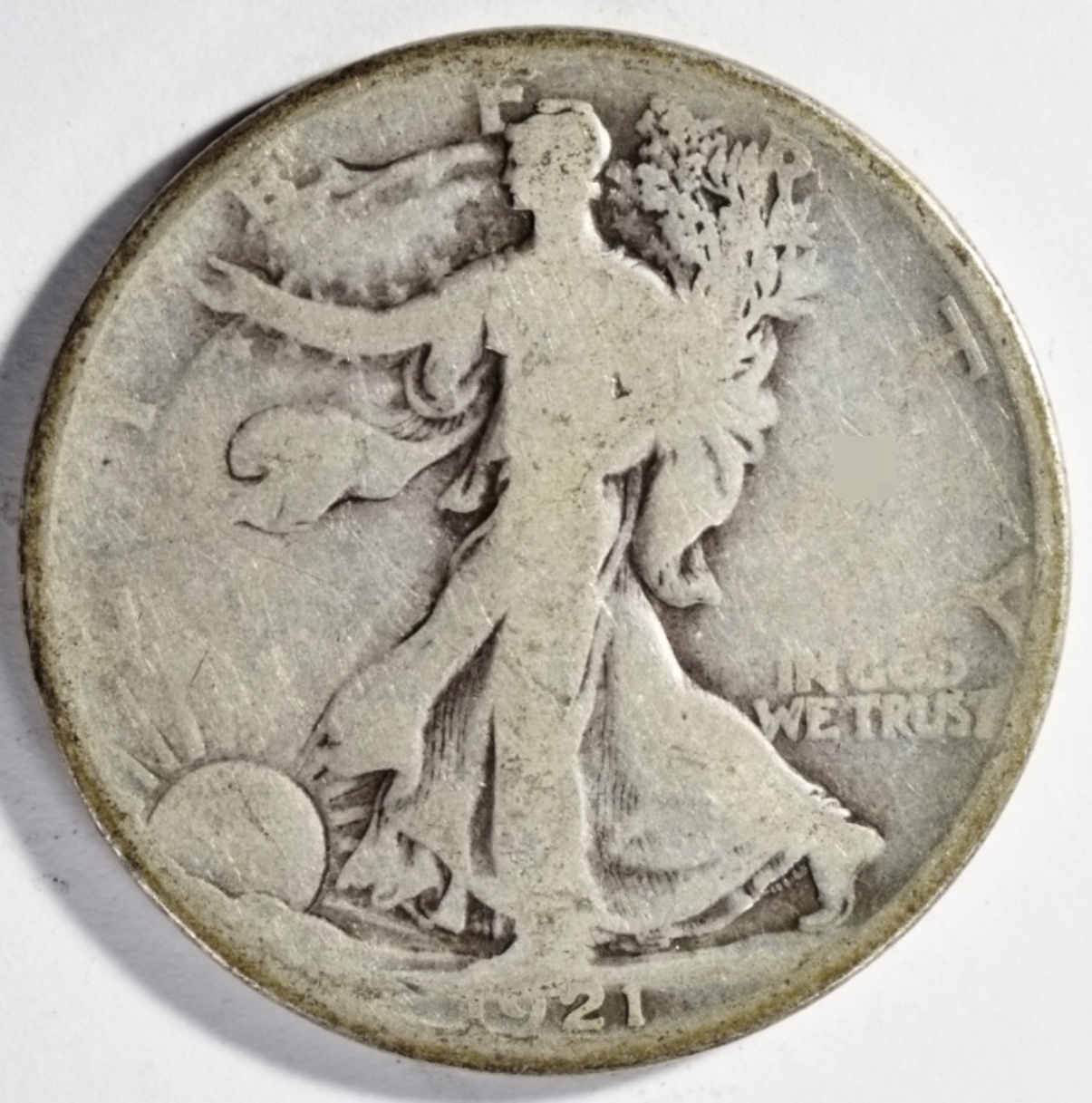 1921-D Walking Liberty Half Dollar