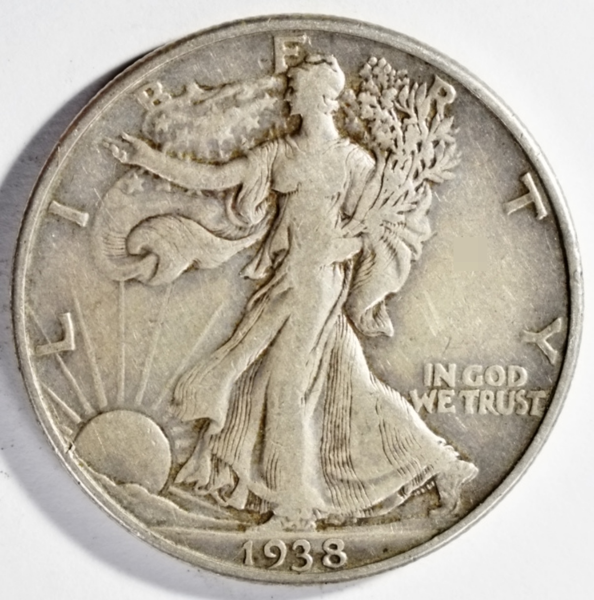 1938-D Walking Liberty Half Dollar