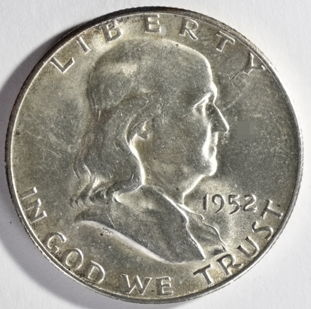 1952-S Franklin Half Dollar