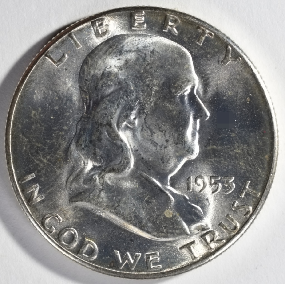 1953-S Franklin Half Dollar
