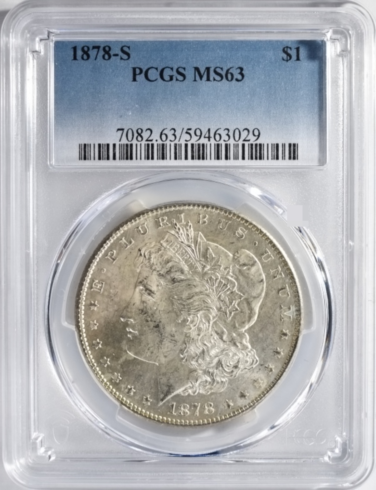 1878-S Morgan Dollar MS63 PCGS