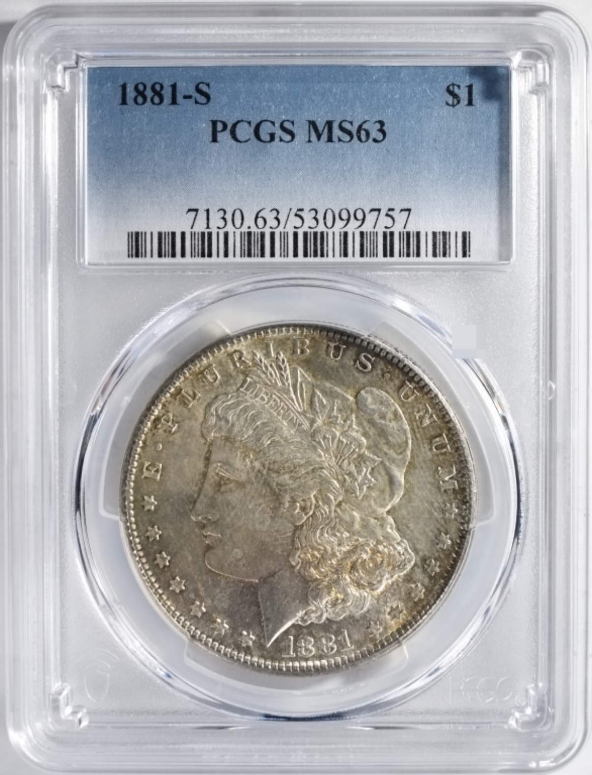 1881-S Morgan Dollar MS63 PCGS