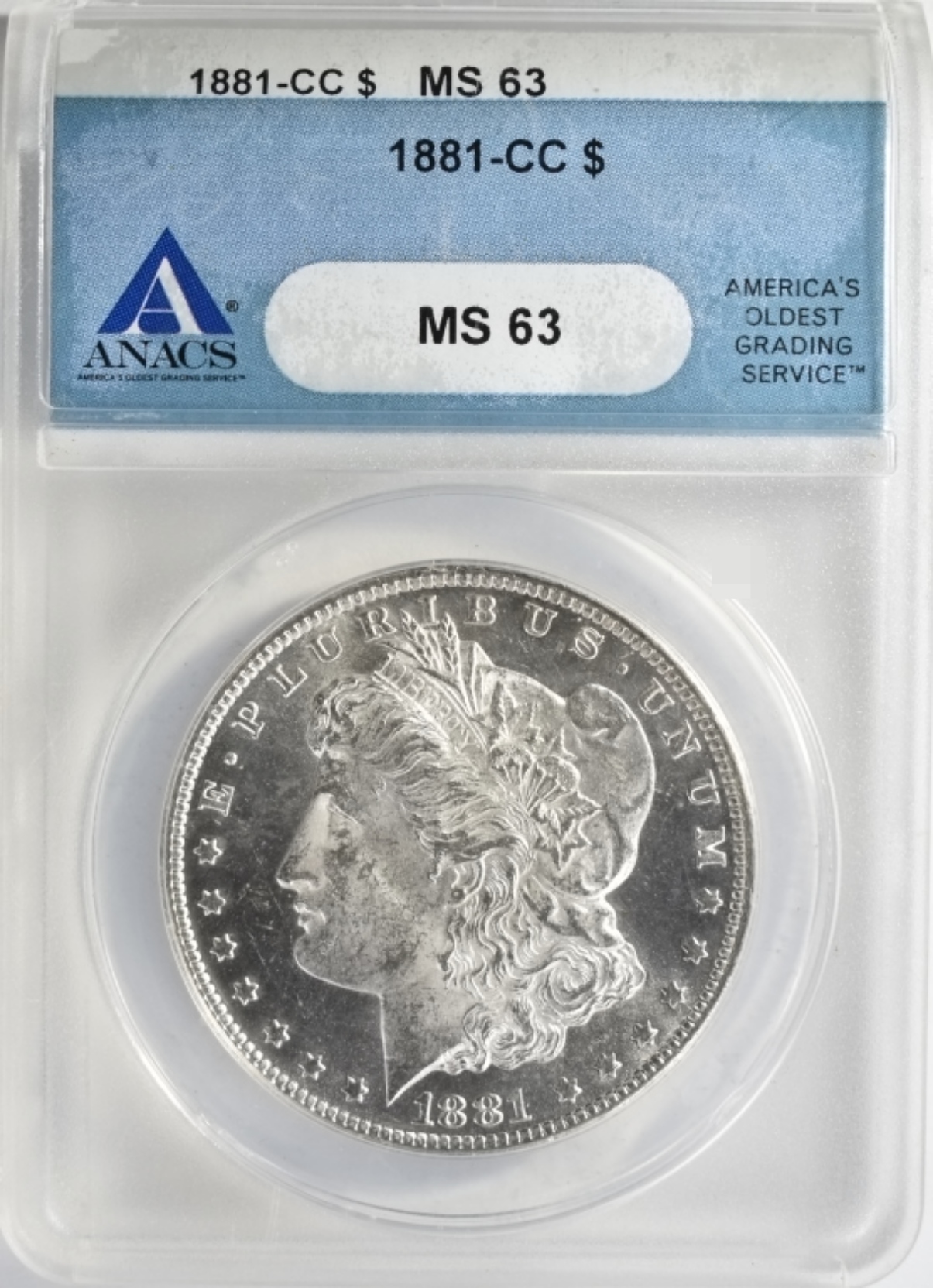 1881-CC Morgan Dollar MS63 ANACS