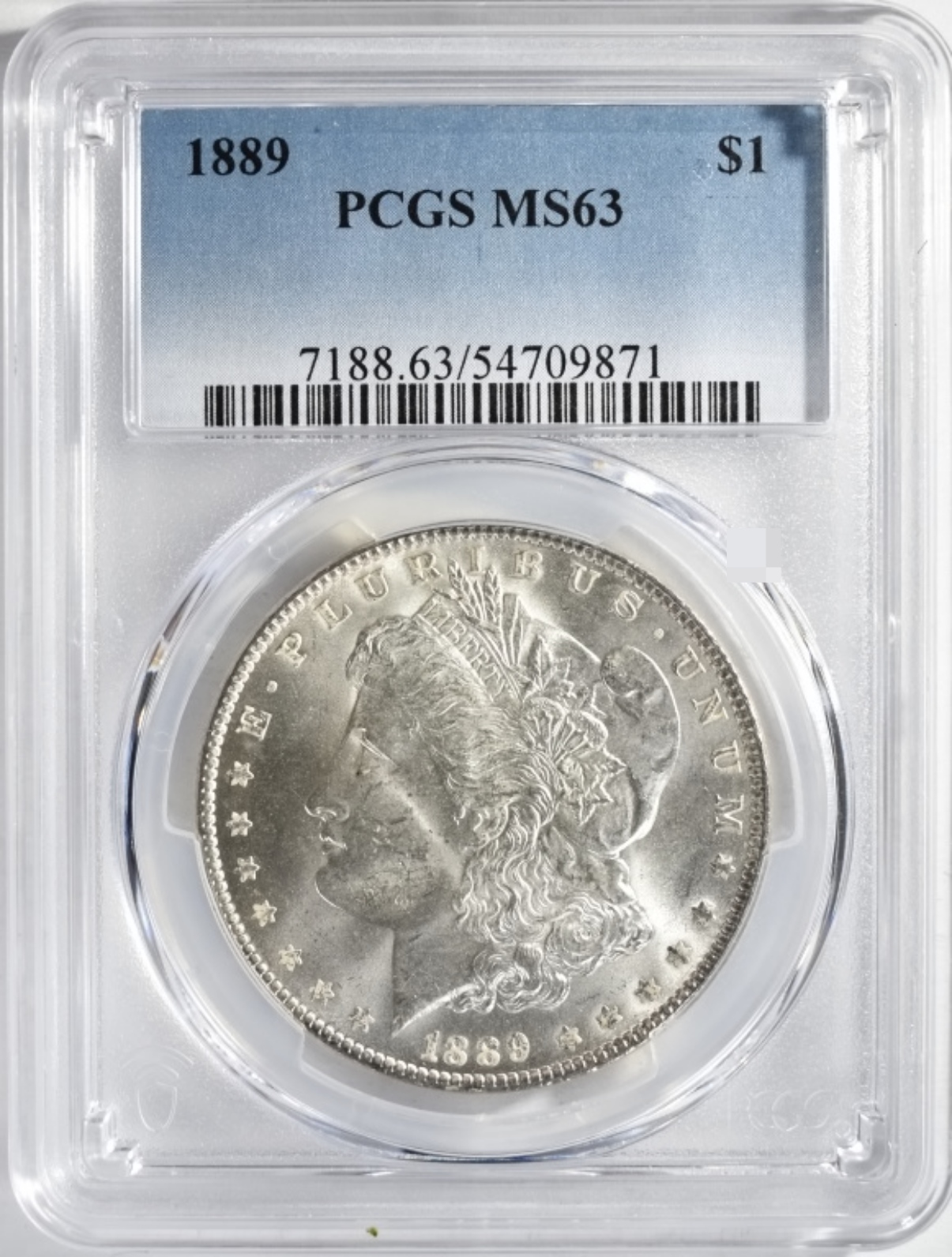 1889 Morgan Dollar MS63 PCGS