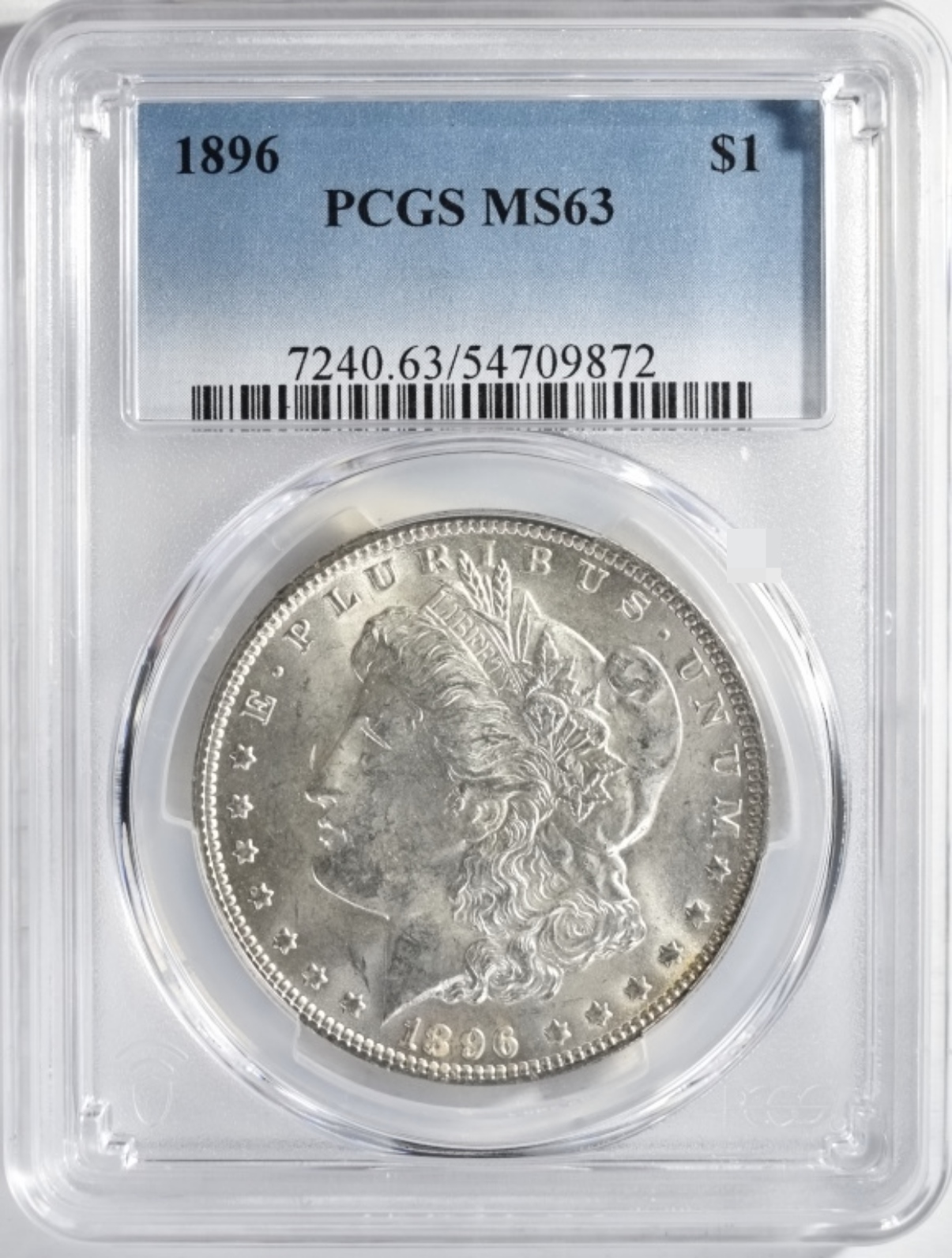 1896 Morgan Dollar MS63 PCGS