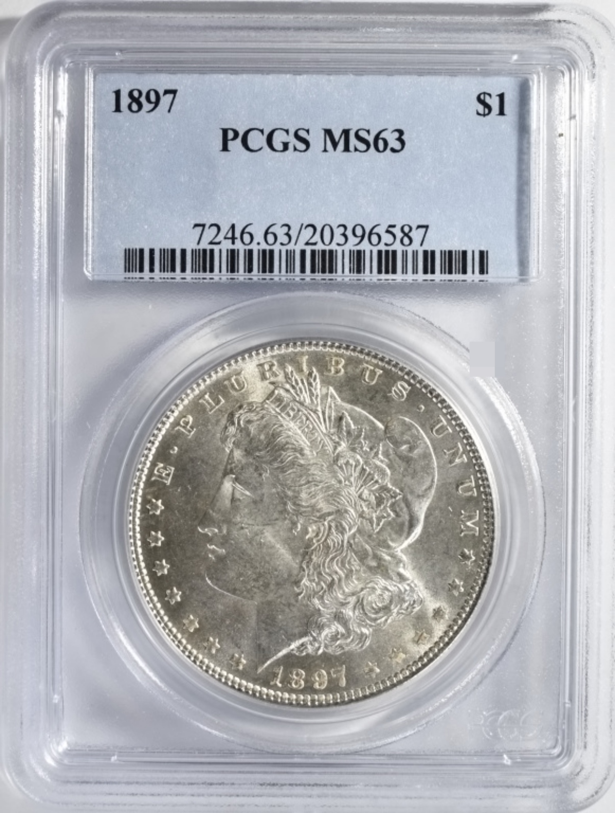 1897 Morgan Dollar MS63 PCGS