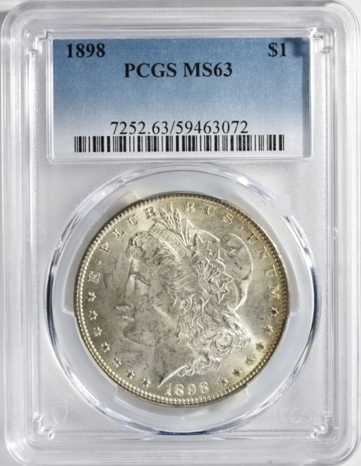 1898 Morgan Dollar MS63 PCGS