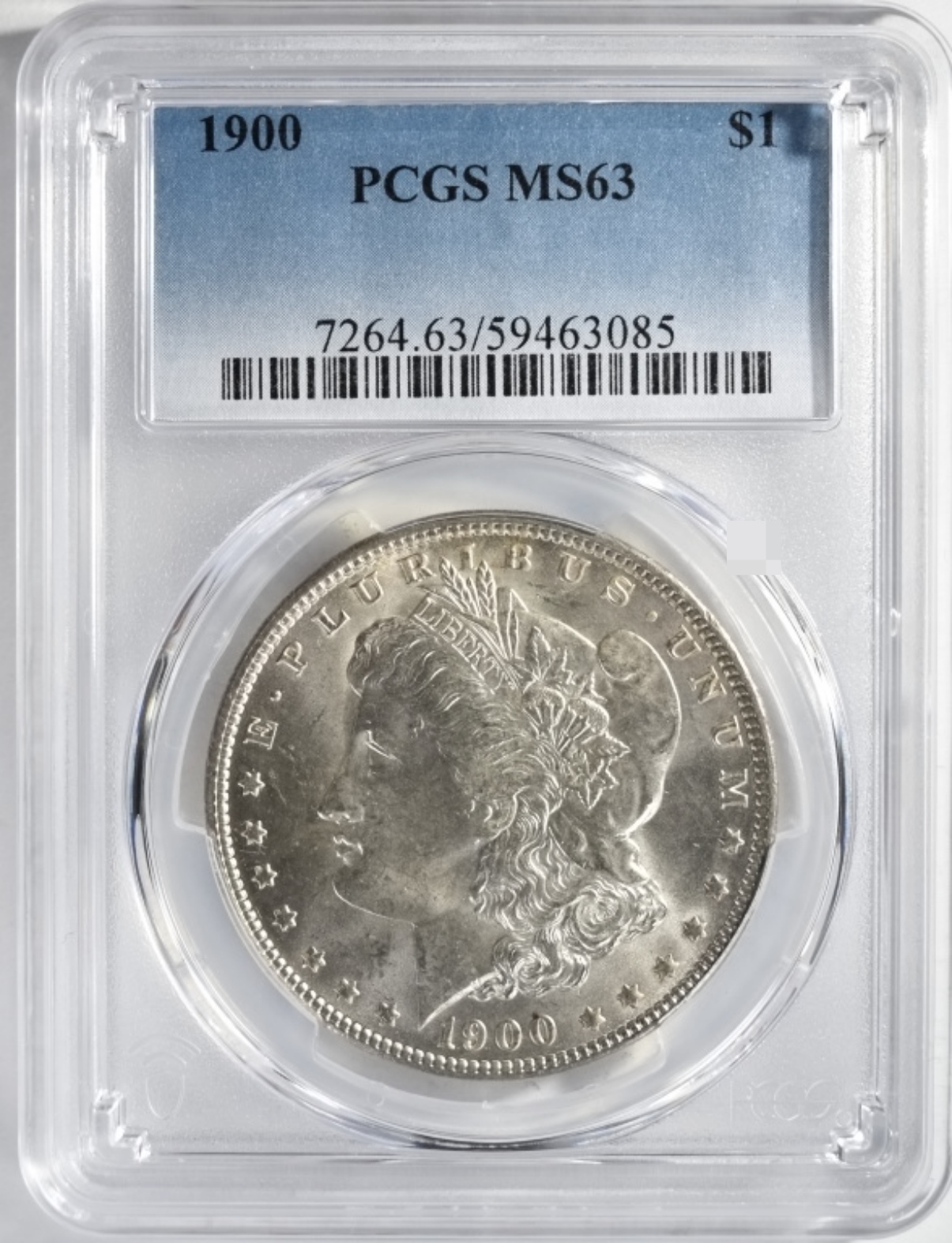 1900 Morgan Dollar MS63 PCGS