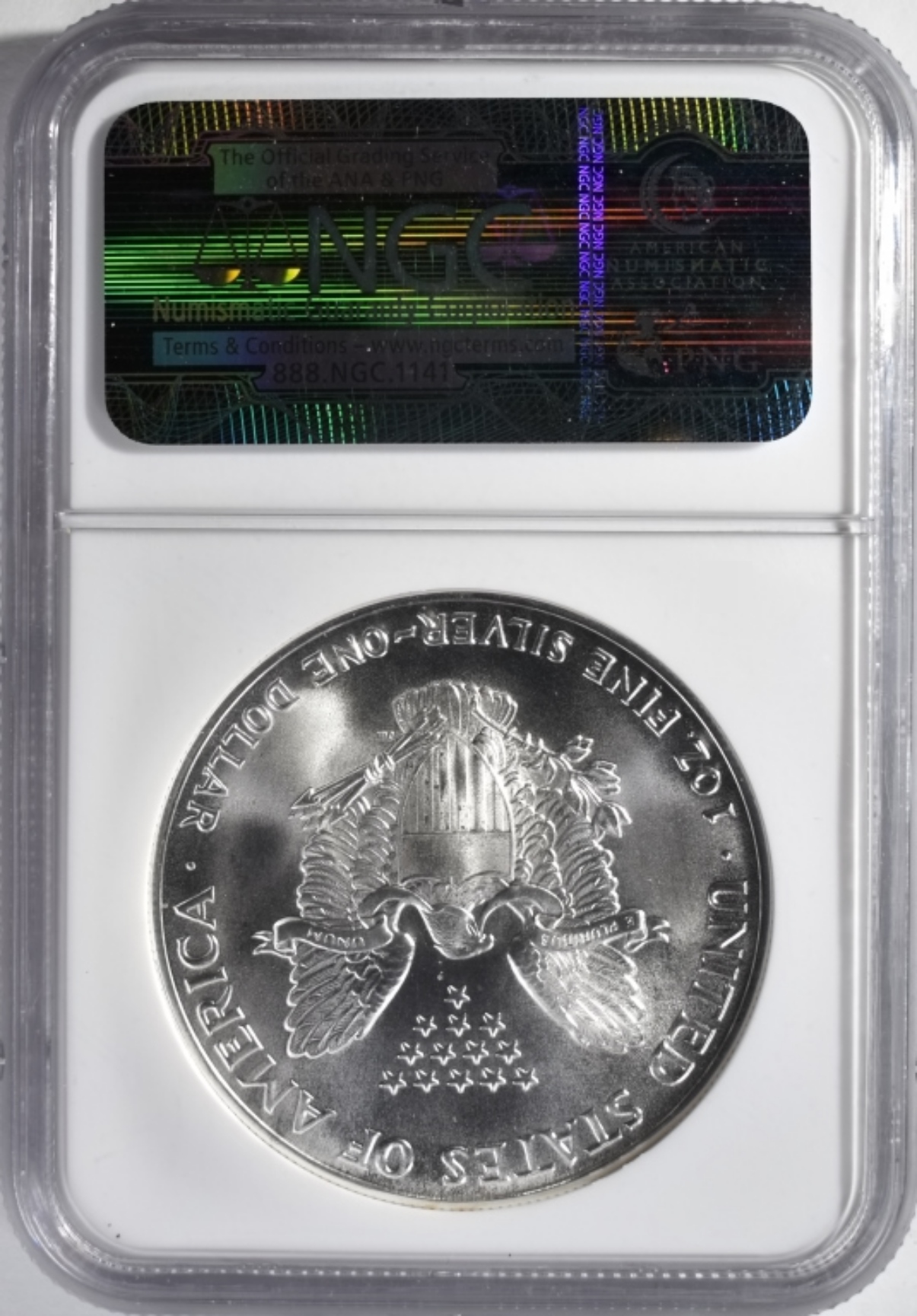1990 Silver Eagle MS69 NGC