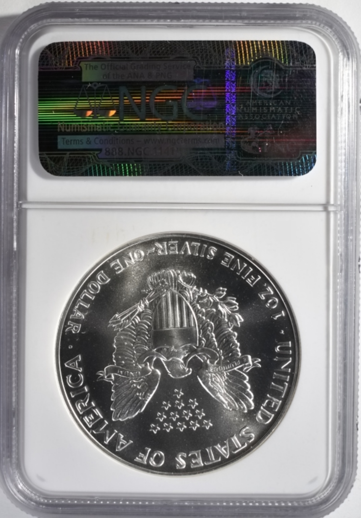 1991 Silver Eagle MS69 NGC