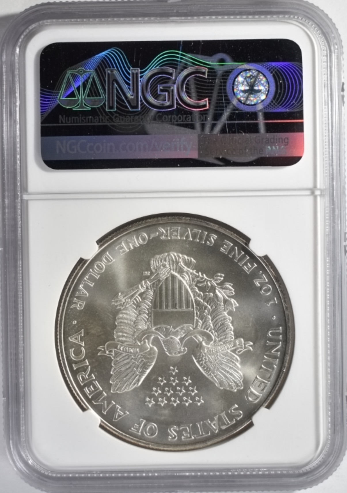 1996 Silver Eagle MS69 NGC