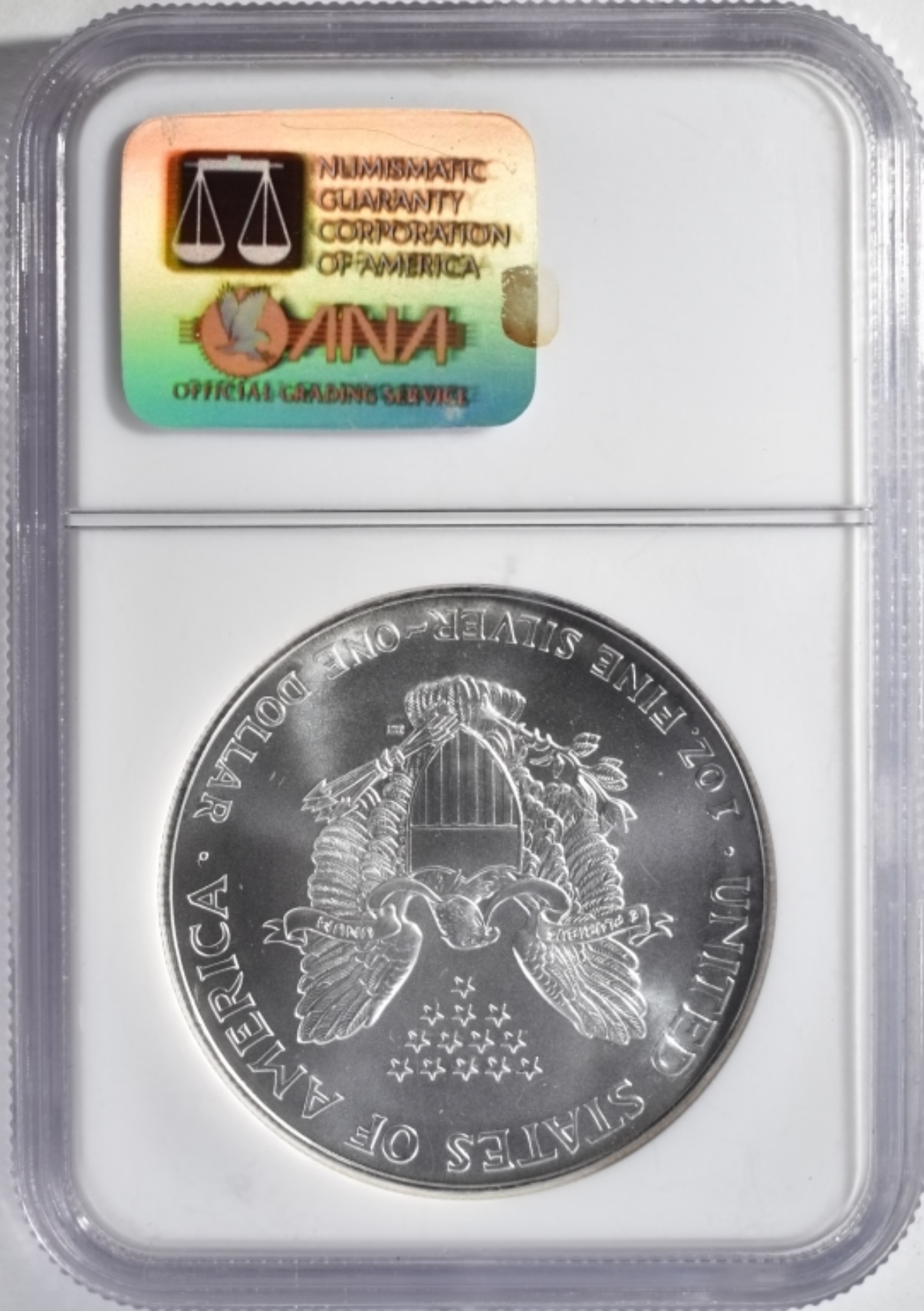 1997 Silver Eagle MS69 NGC
