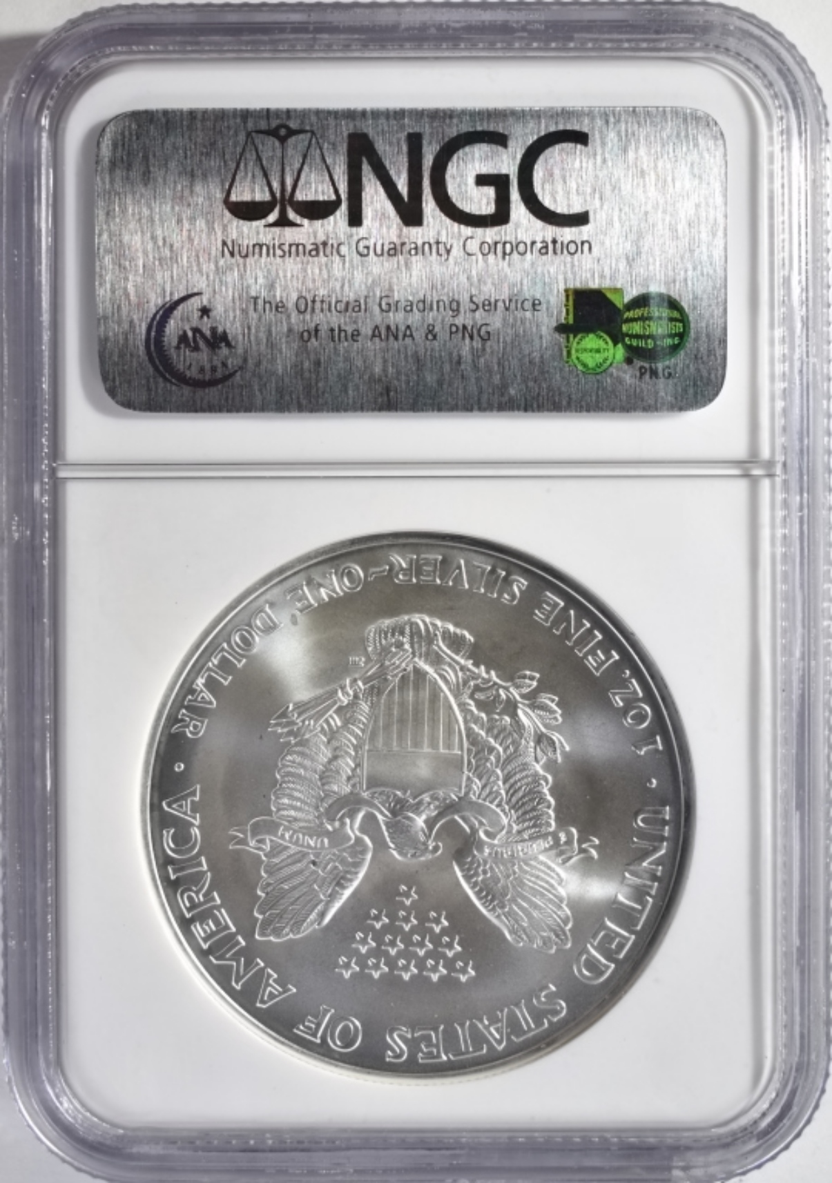 2004 Silver Eagle MS69 NGC
