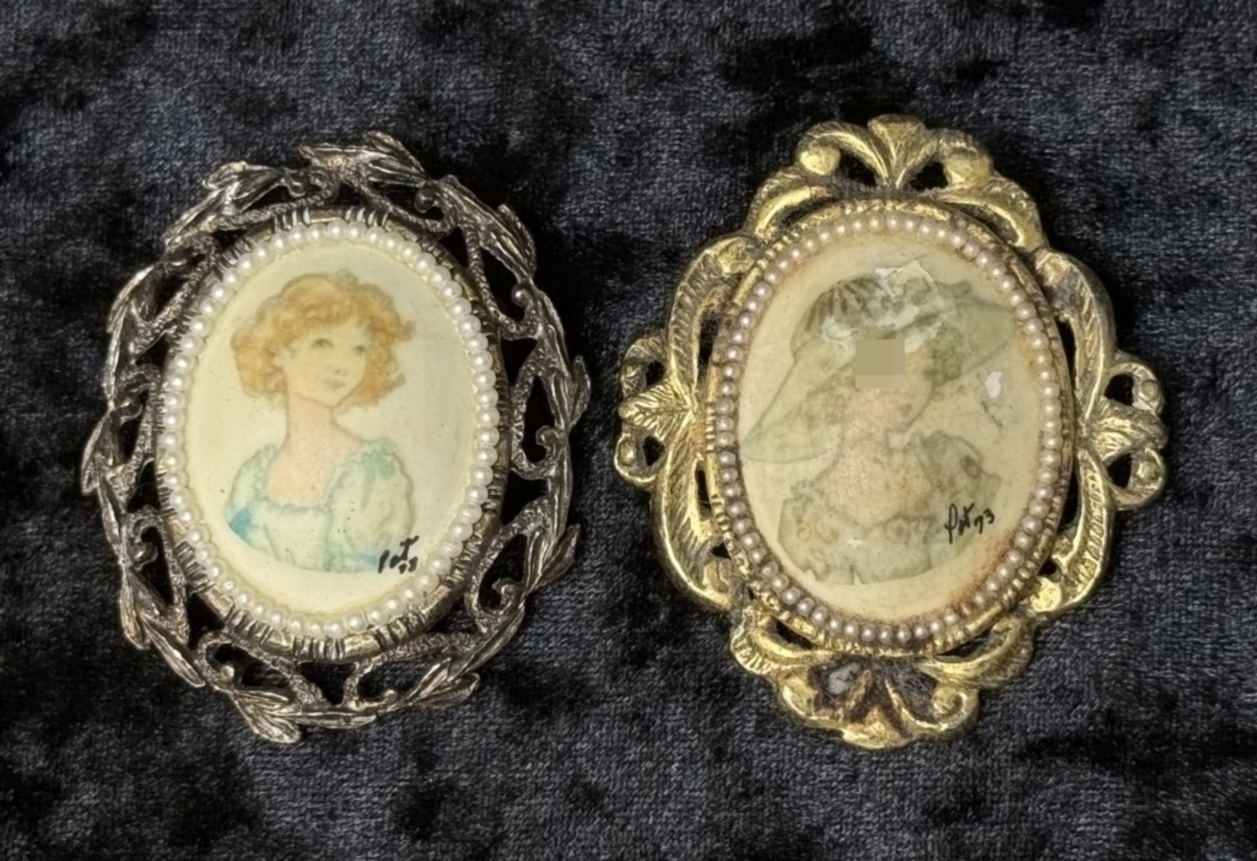 Portrait Cameo Brooches