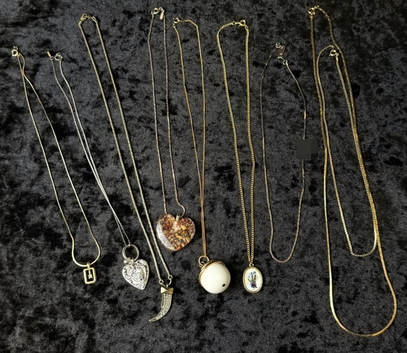Costume Necklace Lot, 9 Pieces
