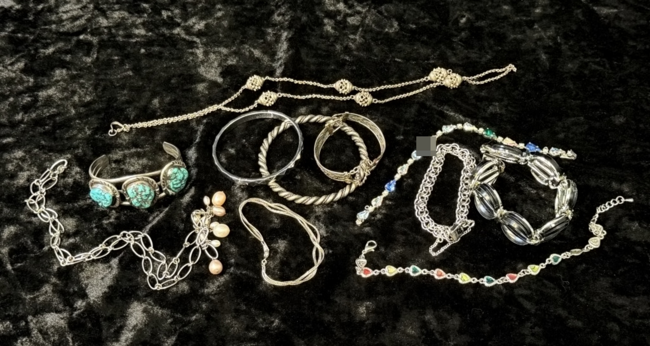 Silver-Tone Bracelet Lot