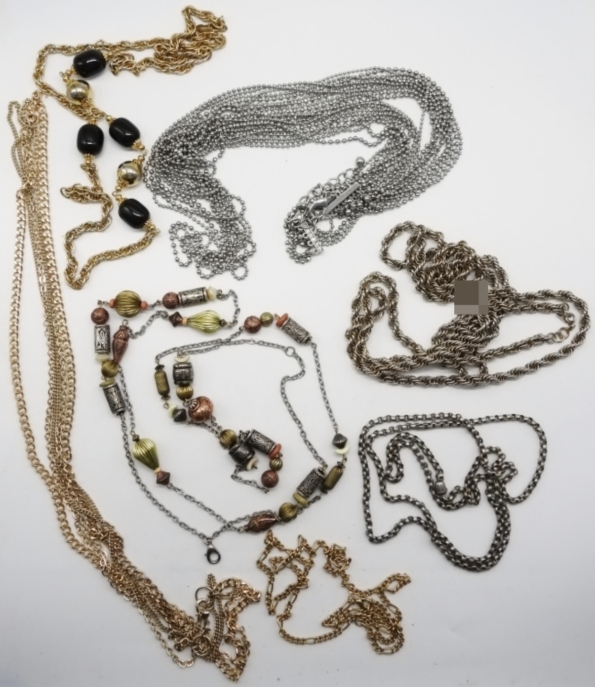 (7) Long Layered Necklaces