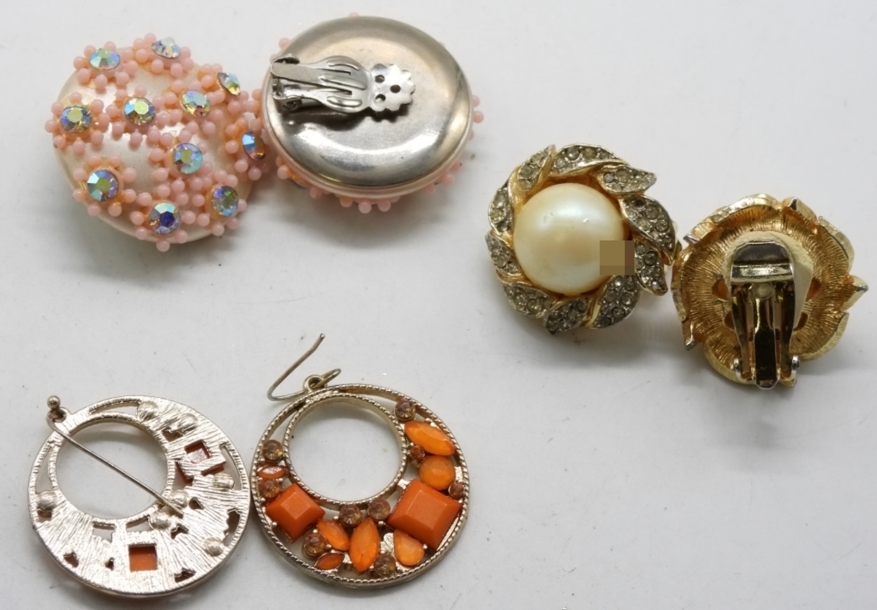 (3) Pairs Of Earrings
