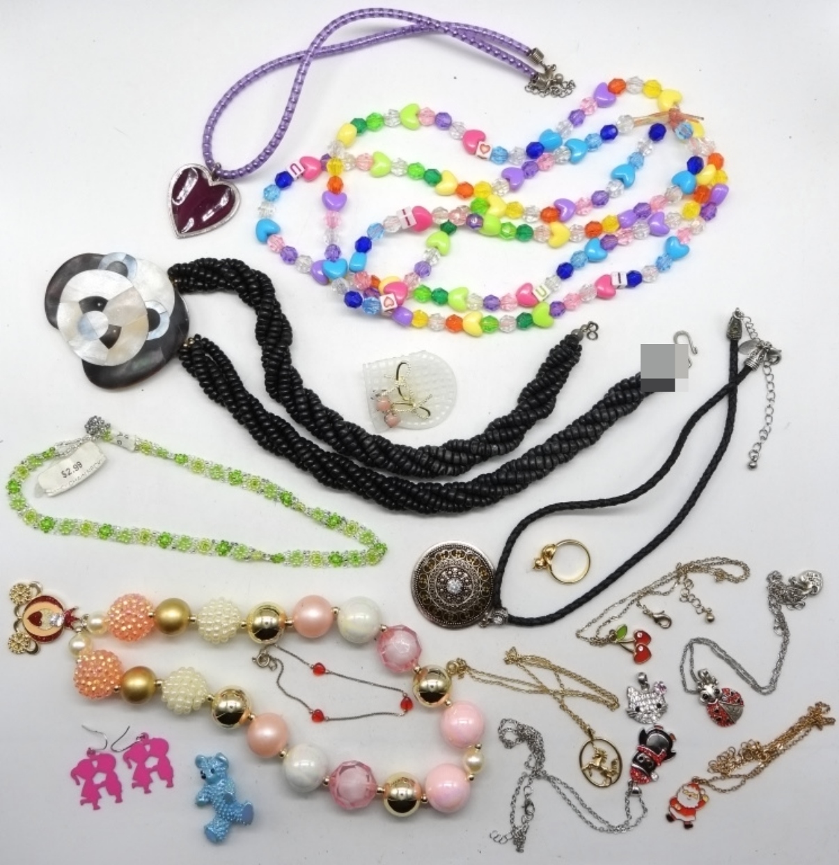 Fun Kid's Fashion Lot-Necklaces, Bracelets, Pins