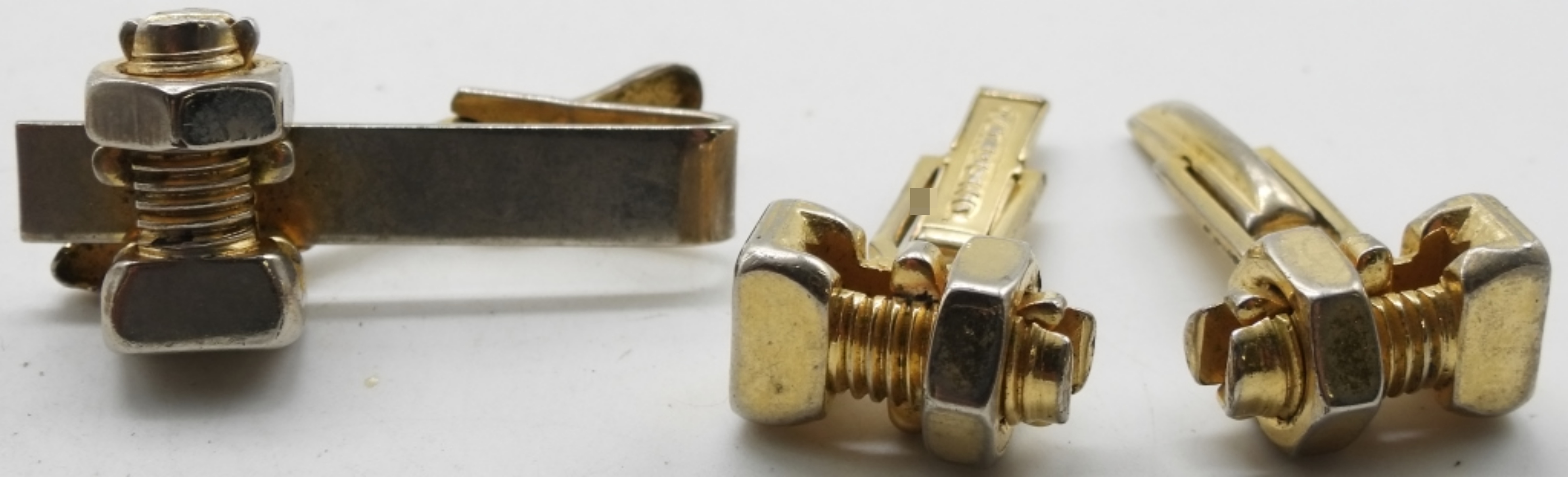 (2) Sets Of Tie Clips & Cuff-Links