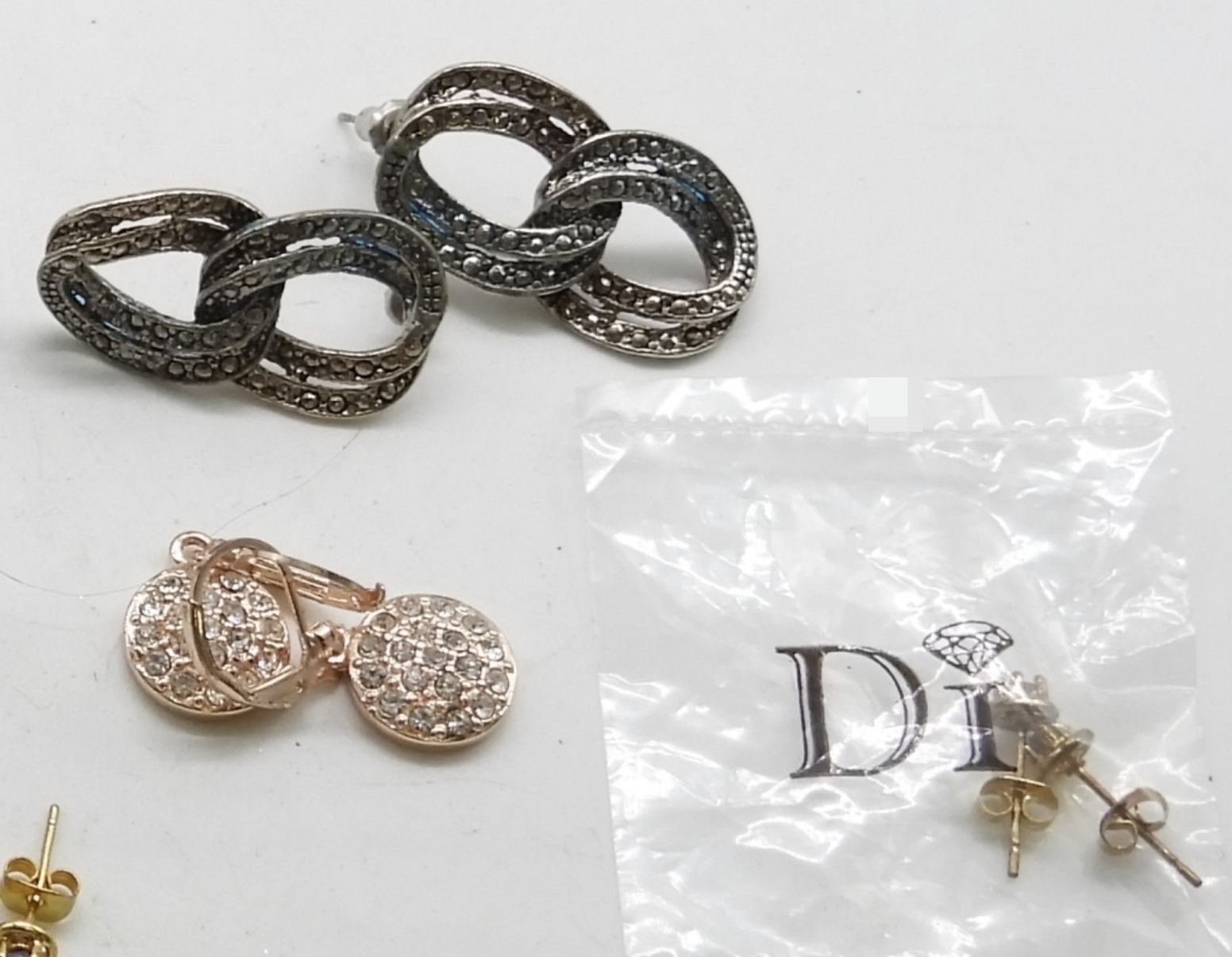 (10) Pair Of Post Earrings