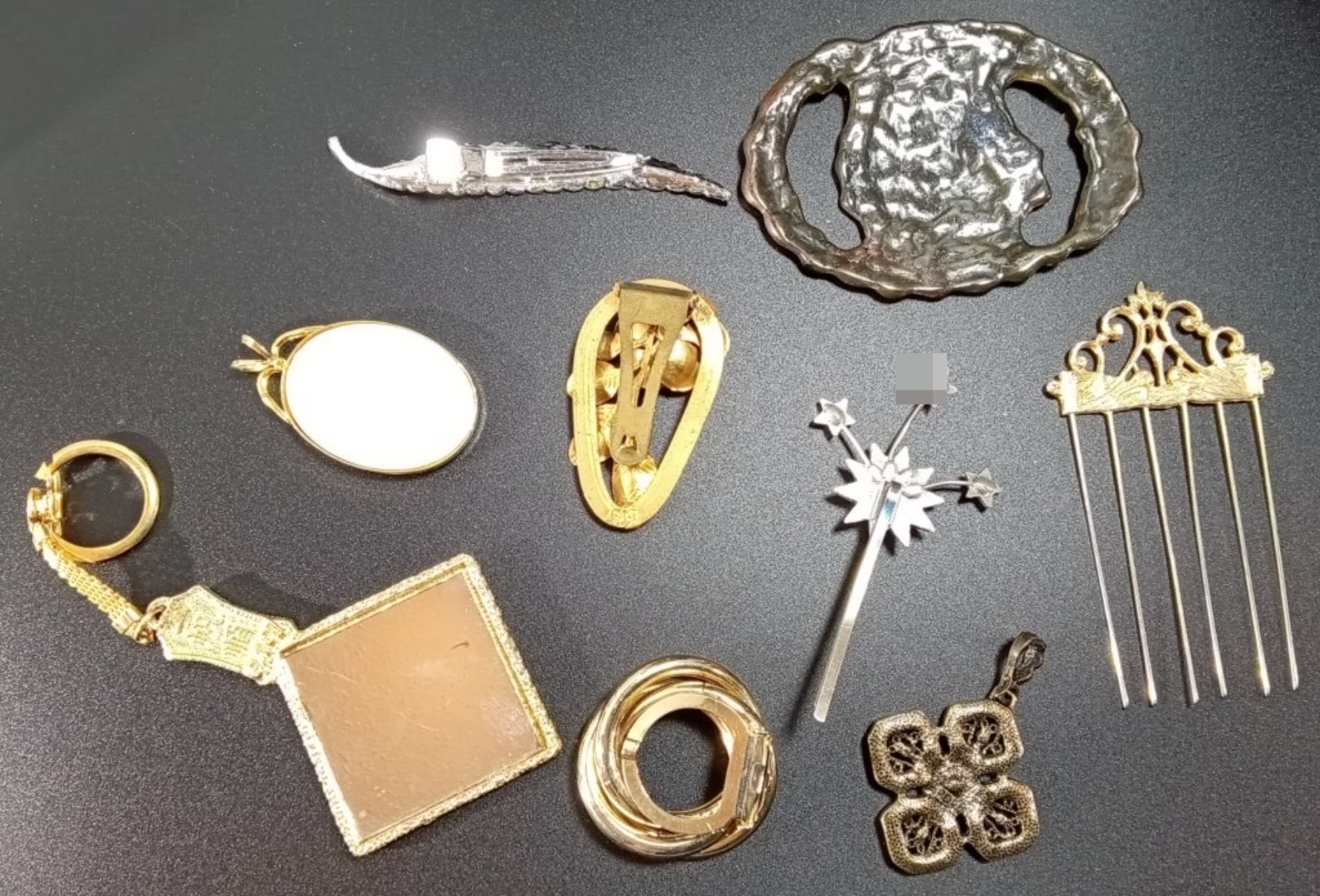 Vintage Gold & Silver-Tone, 9 piece
