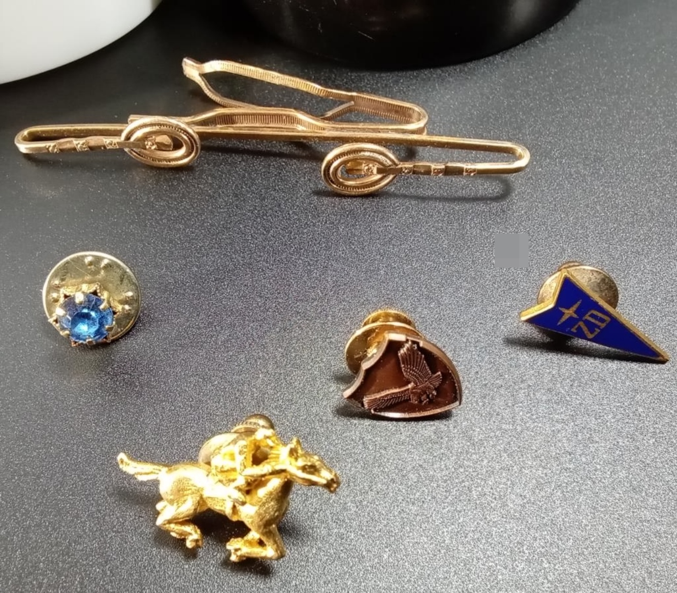 Vintage Gold & Silver-Tone Jewelry Lot, 9 Pieces