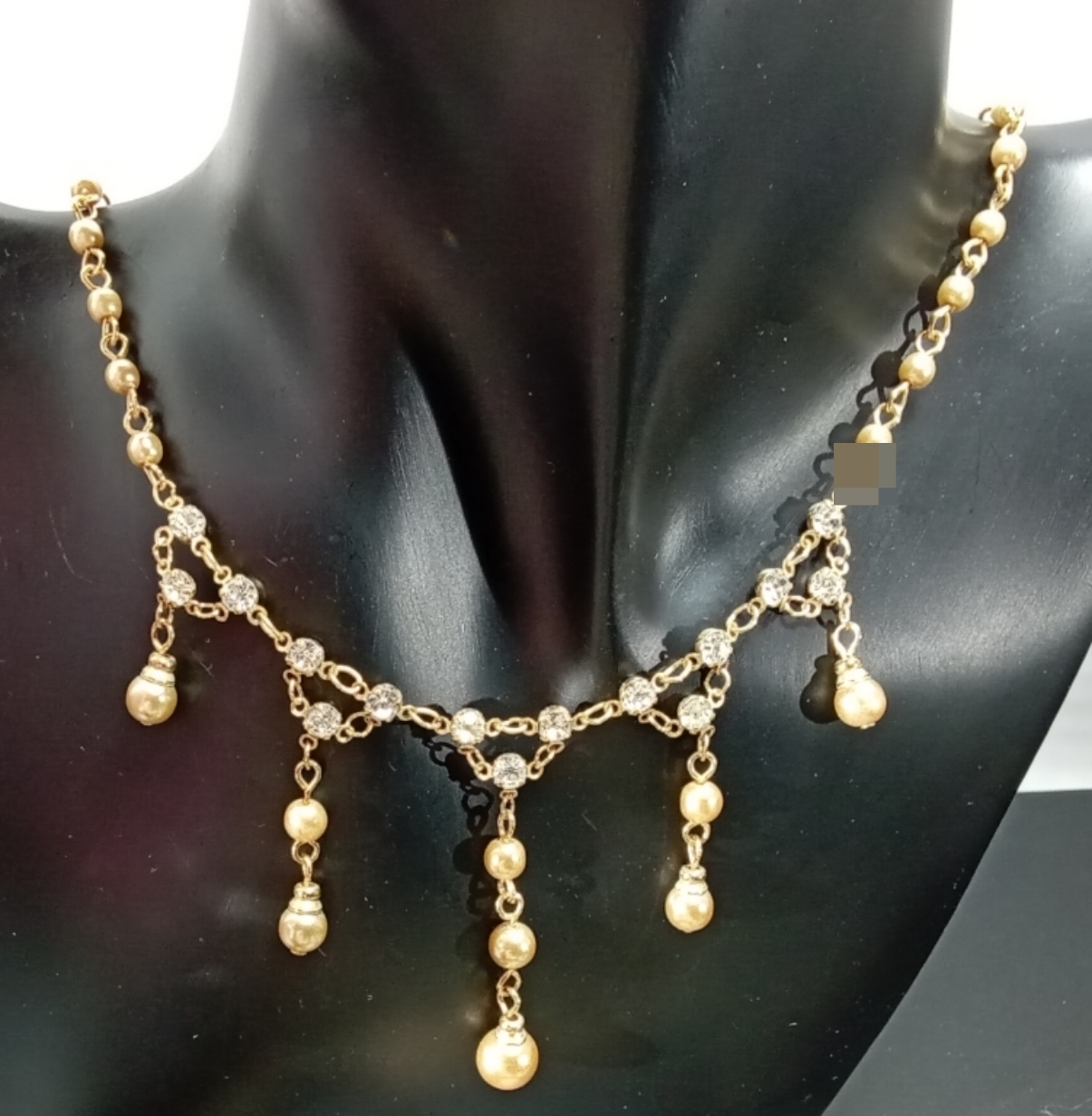Vintage Costume Pearl & Rhinestone Lot, 11 Pieces