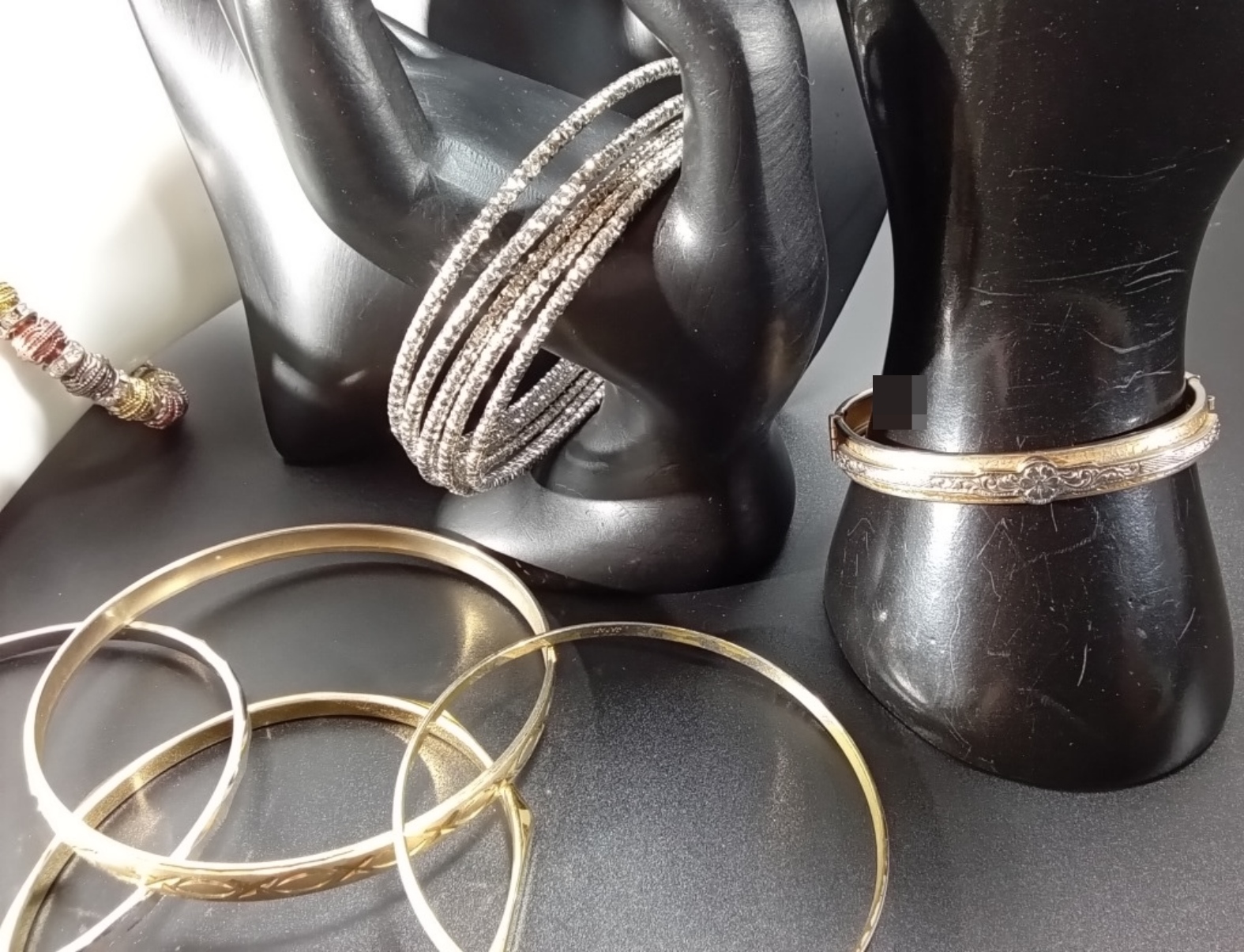 Vintage Bracelet Lot, 13 Pieces Silver & Gold Tone