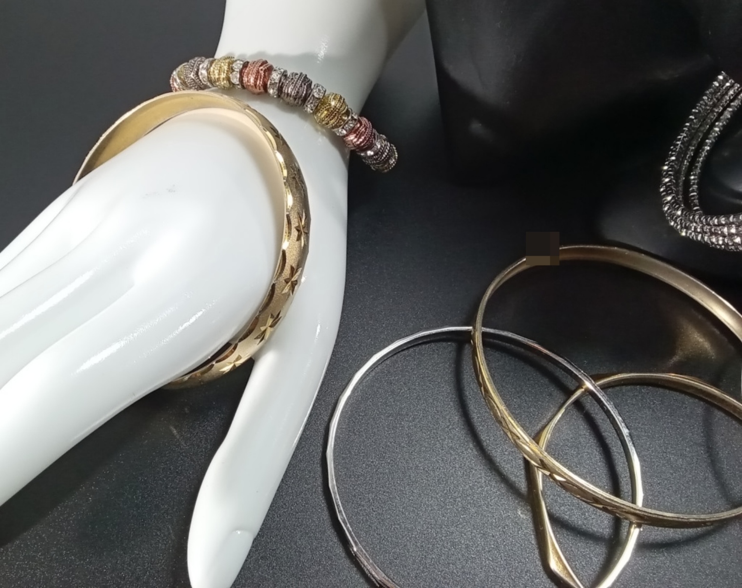 Vintage Bracelet Lot, 13 Pieces Silver & Gold Tone