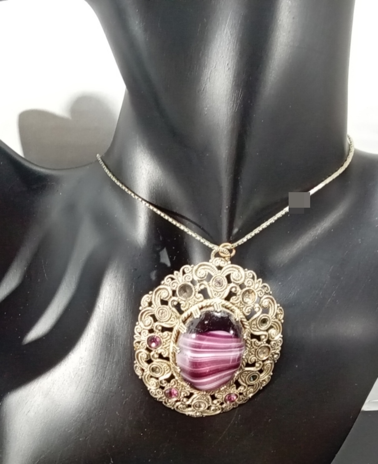 Mixed Jewelry Lot, 7-Piece Mixed Metal Necklaces