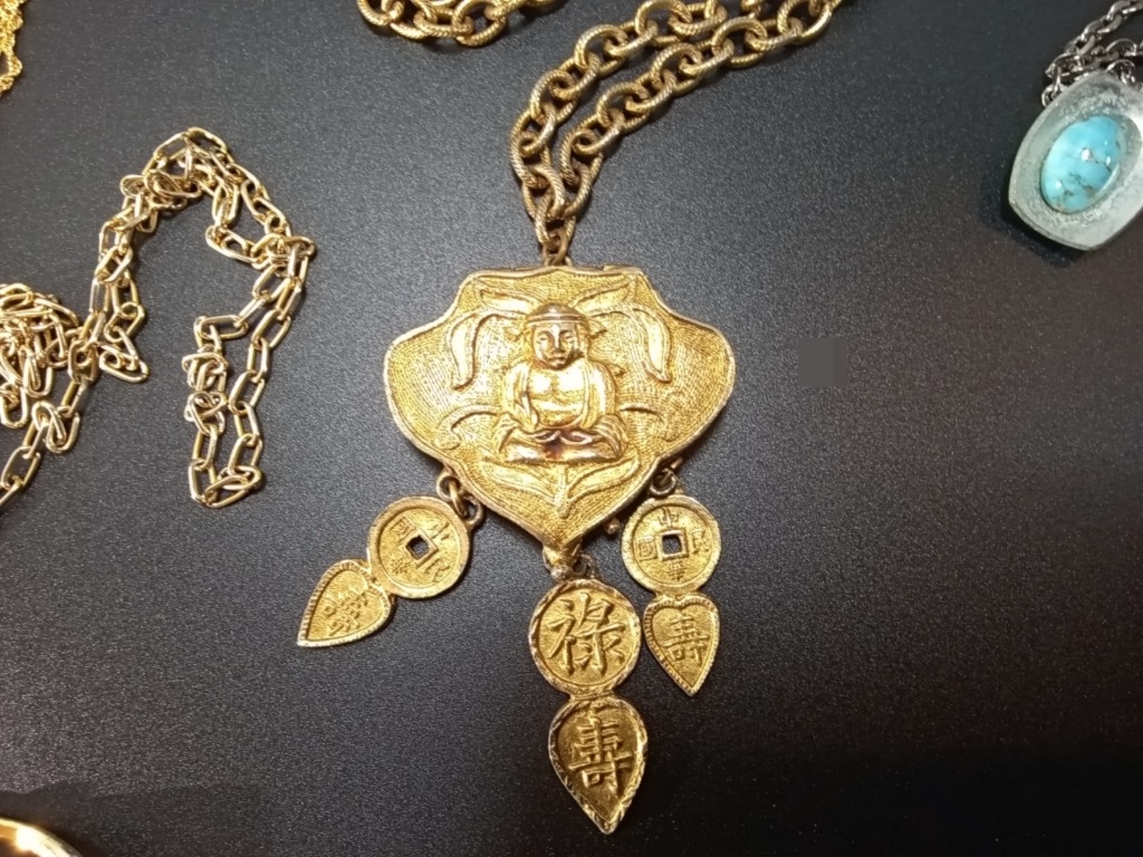 Mixed Jewelry Lot, 7-Piece Mixed Metal Necklaces