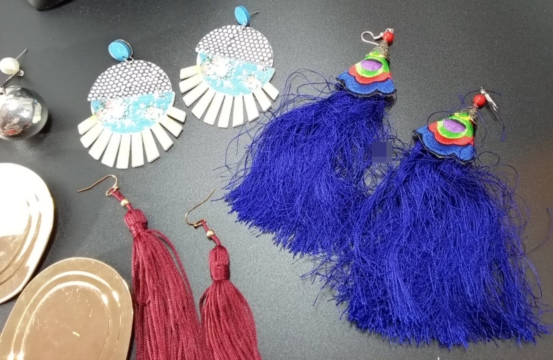 Vintage Costume Jewelry Lot, 8 Pieces Mixed