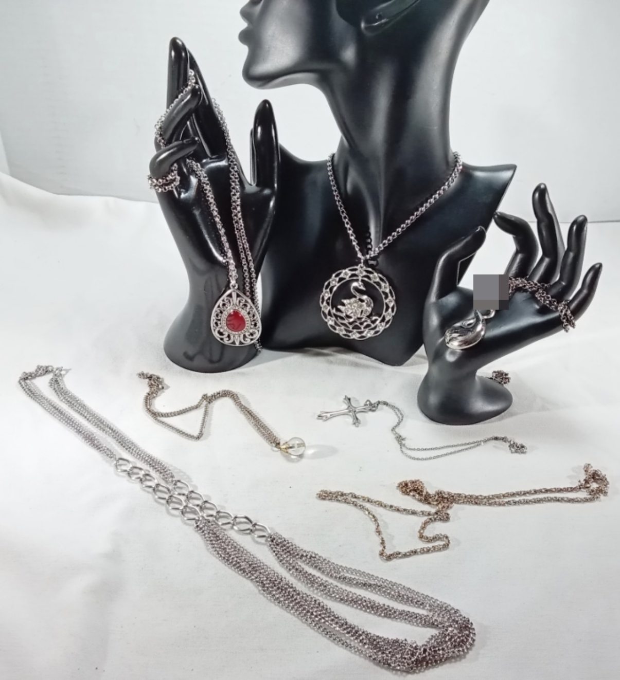Vintage Silver and Gold Tone Rhinestone Jewelry