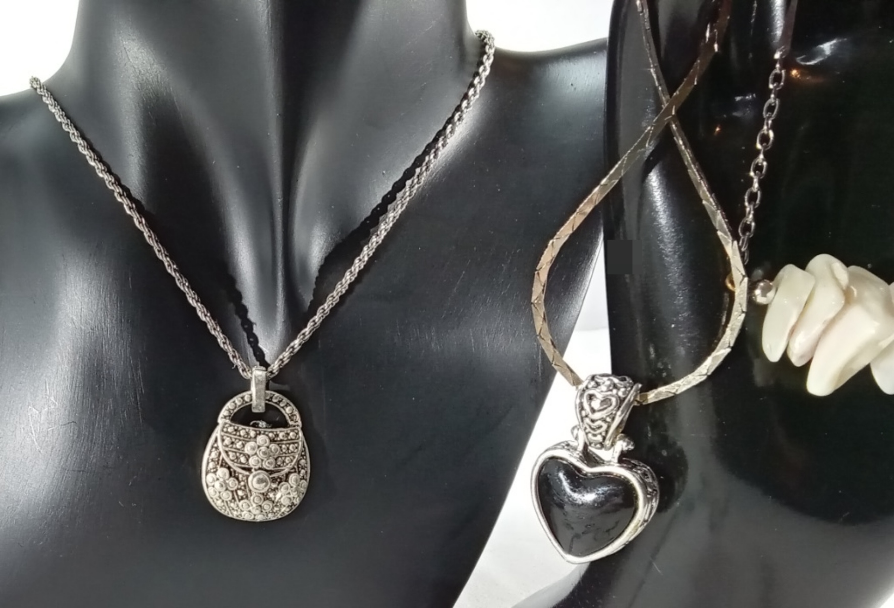 Silver-Tone Rhinestone Jewelry Lot, 9 Pieces