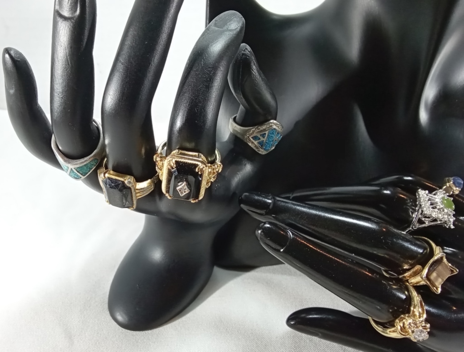 Ring Lot, 28 Pieces Silver & Gold Tone