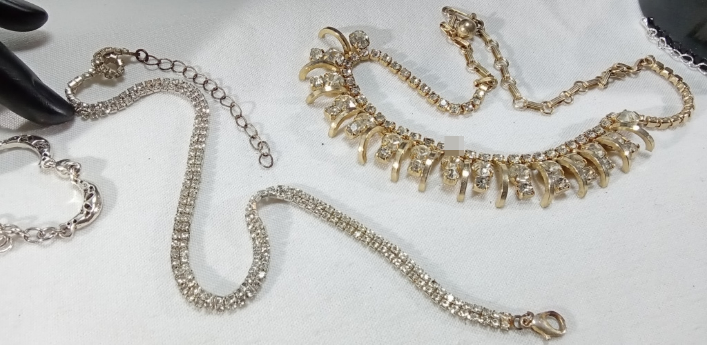 Vintage Costume Jewelry Lot, 6 Pieces Mixed