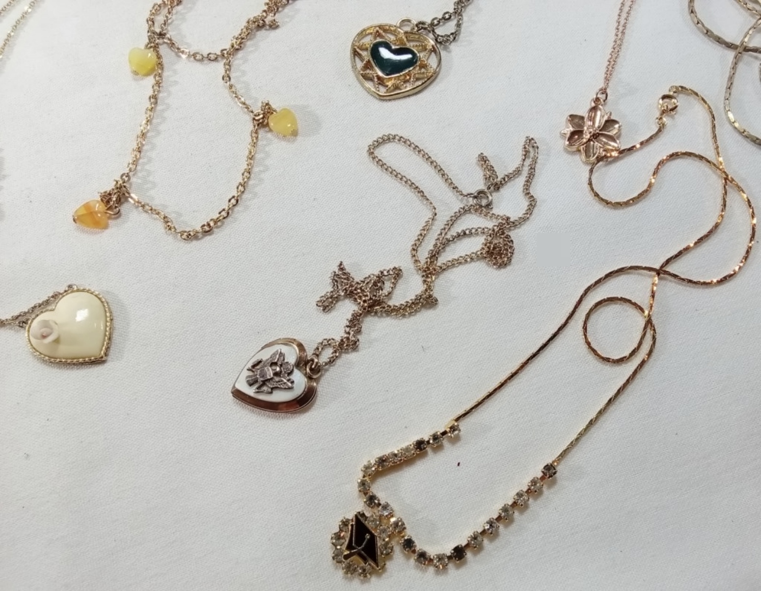 Gold-Tone Necklace Lot, 12 Pieces Mixed Styles